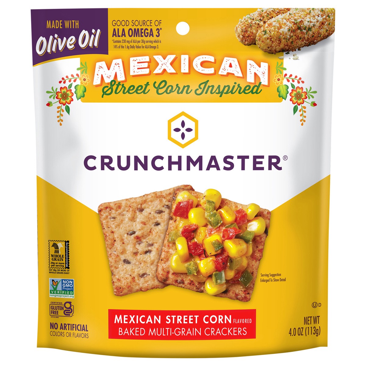 slide 7 of 8, Crunchmaster Mexcn Strt Crn, 4 oz