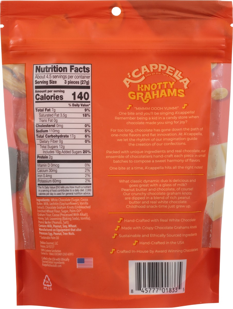 slide 2 of 9, A'Cappella Chocolate Peanut Butter Knotty Grahams 4.5 oz, 4.5 oz
