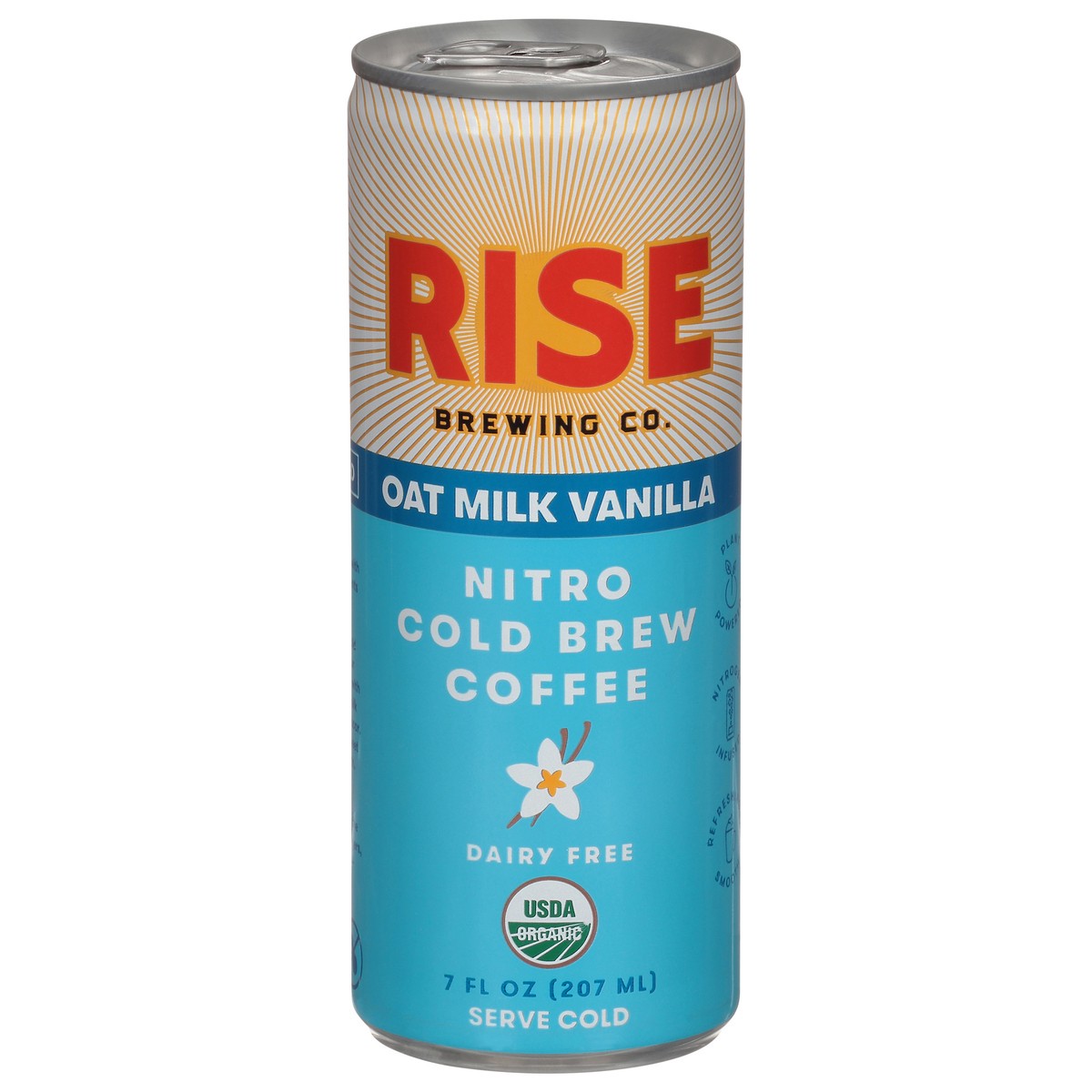 slide 1 of 9, RISE Brewing Co. RISE Vanilla Oat Milk Nitro Cold Brew Latte - 7 fl oz, 7 fl oz