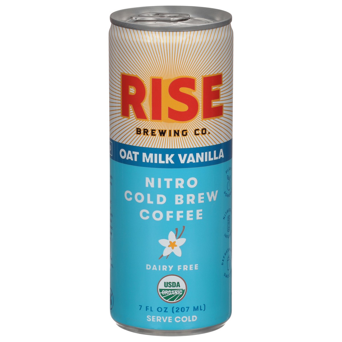 slide 1 of 9, RISE Brewing Co. Oat Milk Vanilla Nitro Cold Brew Coffee, 7 fl oz
