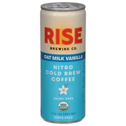 RISE Brewing Co. Vanilla Oat Milk Nitro Cold Brew Latte - 7 fl oz