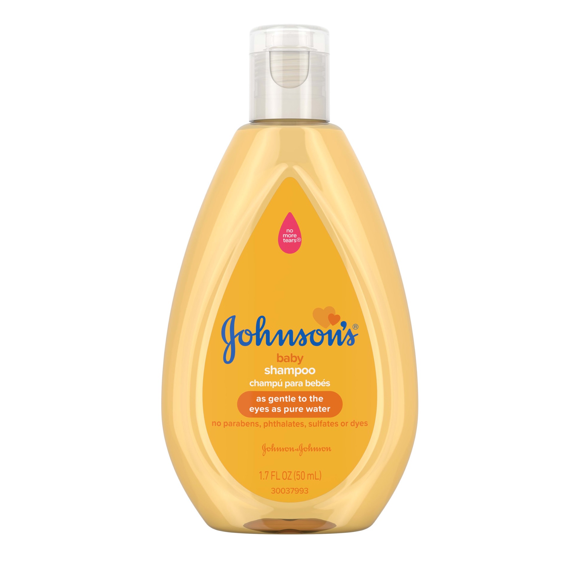 slide 2 of 5, Johnson's Shampoo with Tear-Free Formula, Shampoo for Baby's Delicate Scalp & Skin, Gently Washes Away Dirt & Germs, Paraben-, Phthalate-, Sulfate- & Dye-Free, 1.7 fl. oz, 1.7 fl oz