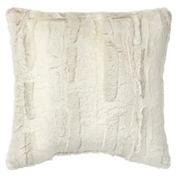 Brentwood Originals 18" Decorative Pillow Ombre Fur White