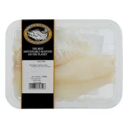 North Atlantic Fish Company Wild Caught Cod Fillet Previously Frozen