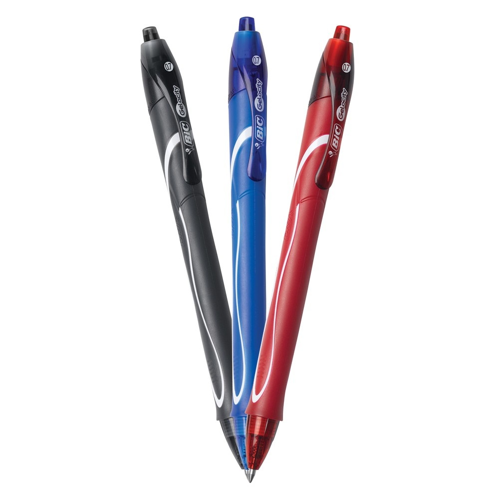 slide 2 of 5, BIC Gel Pens Quick Dry Multicolor, 5 ct