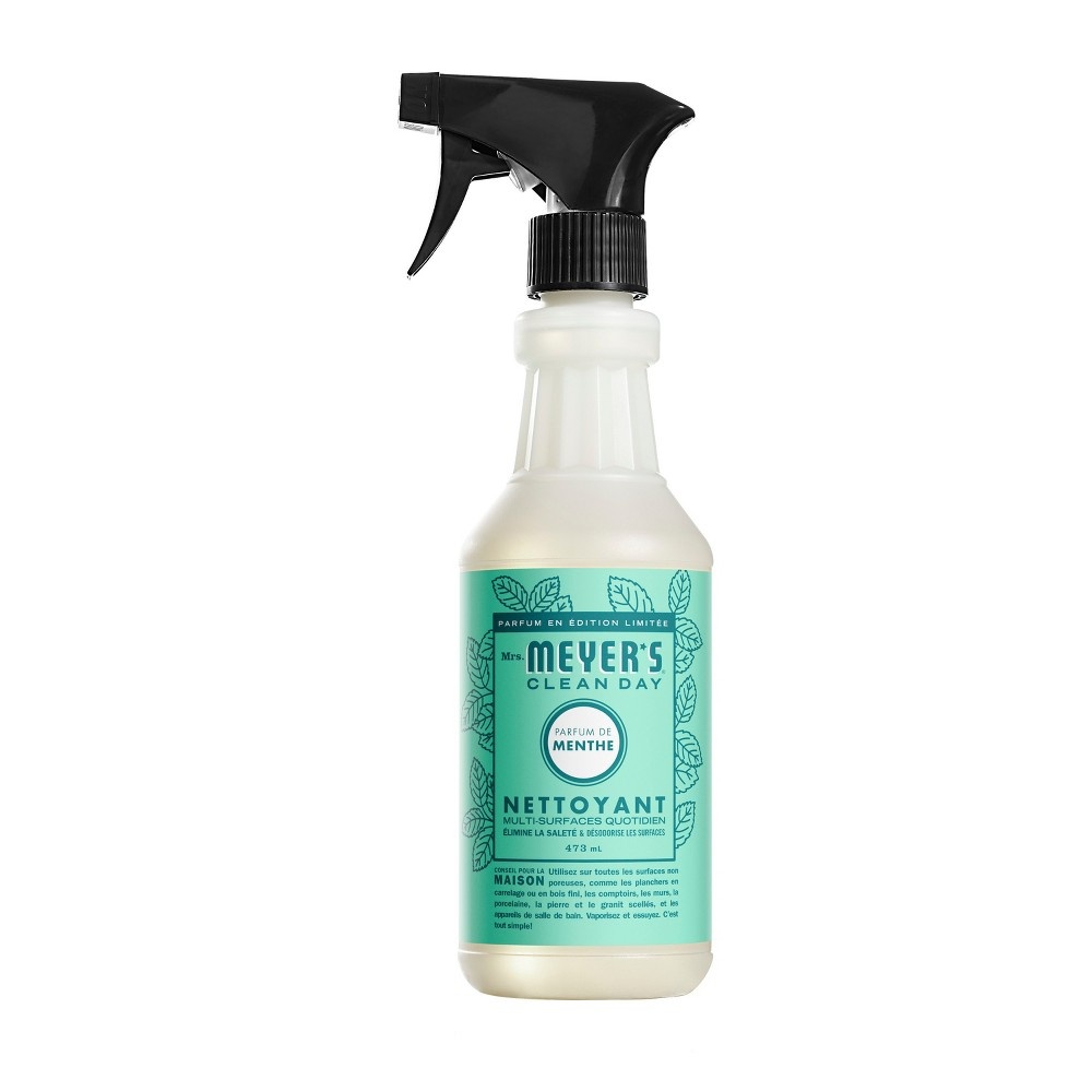 slide 2 of 2, Mrs. Meyer's Mint Scented Multi Surface Everyday Cleaner, 16 oz