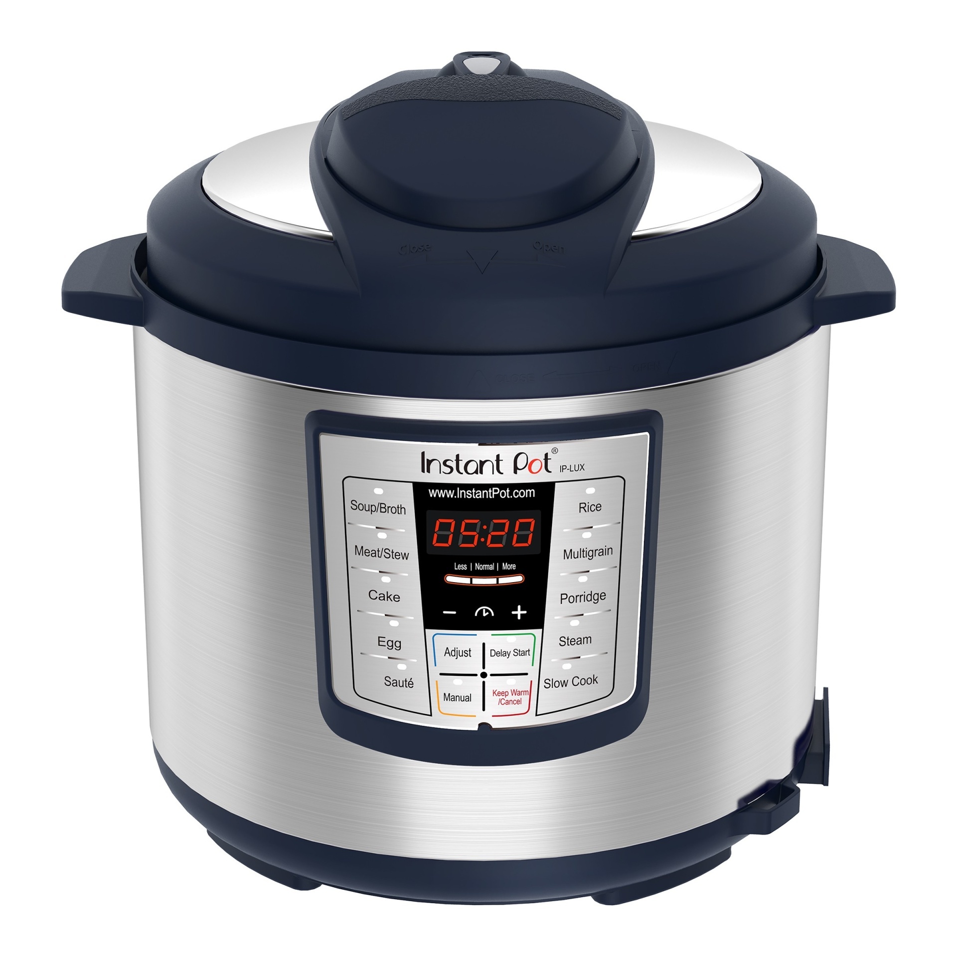 slide 1 of 4, Instant Pot Lux 1000W Electric Pressure Cooker with Accessories - Navy, 1 ct