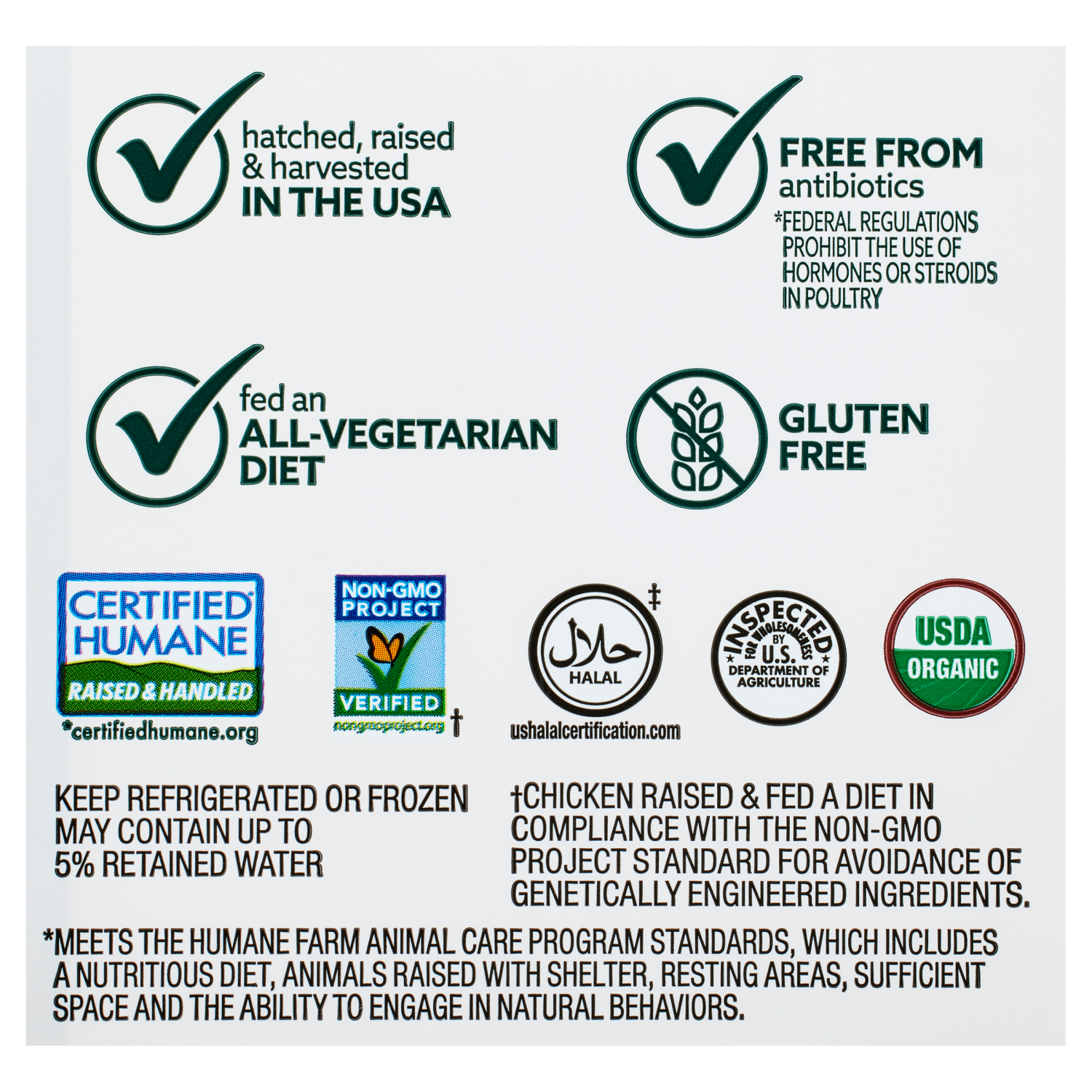 slide 2 of 5, True Goodness Organic Boneless Skinless Breasts, per lb