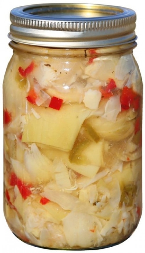 slide 1 of 1, Uptown Marinated Artichokes, 16 oz