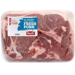 Weis Fresh from the Farm Pork Shoulder Butt Roast