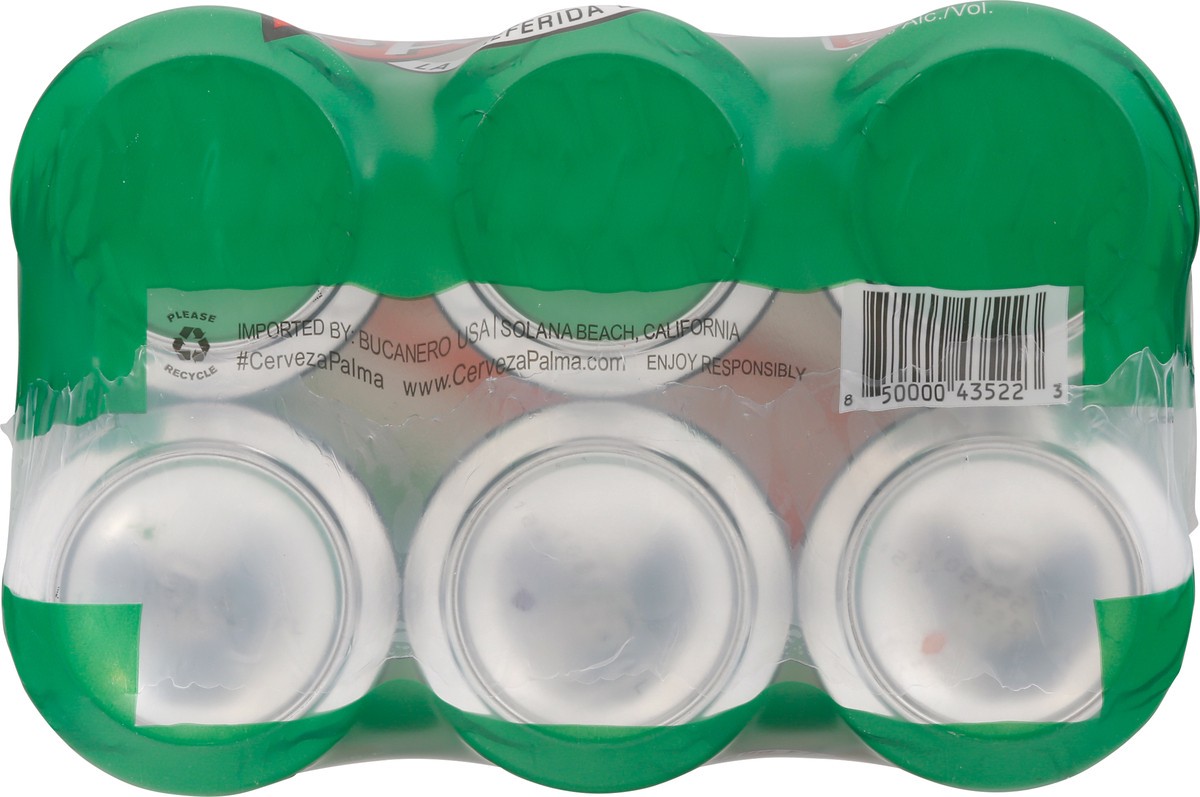 slide 7 of 12, Cerveza Palma Imported Beer 6 - 12 oz Cans, 12 oz