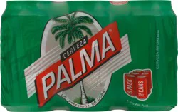 Cerveza Palma Lager Beer - 6 pack 12 fl oz Cans