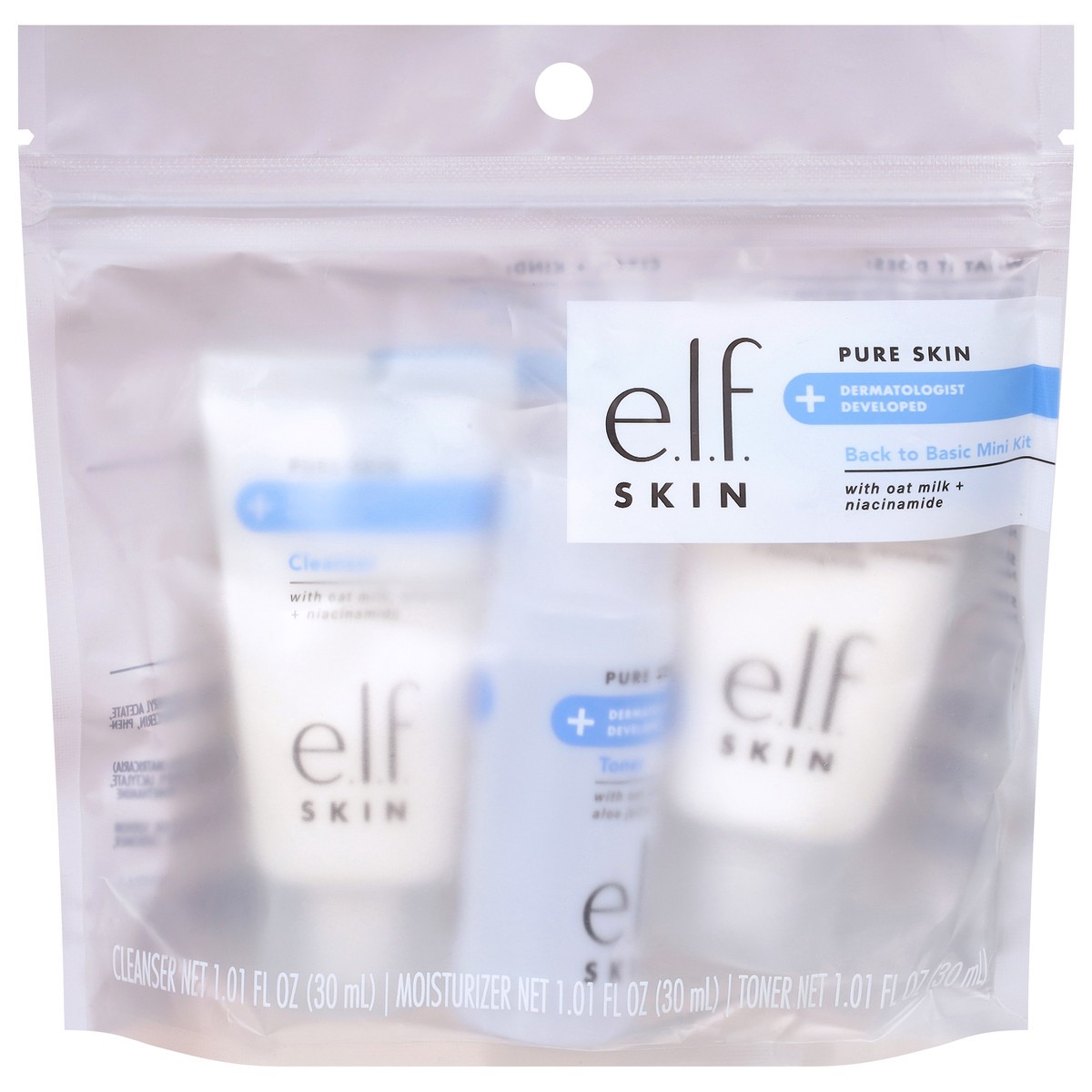slide 1 of 9, e.l.f. Pure Skin Back to Basic Mini Kit 1 ea, 1 ct