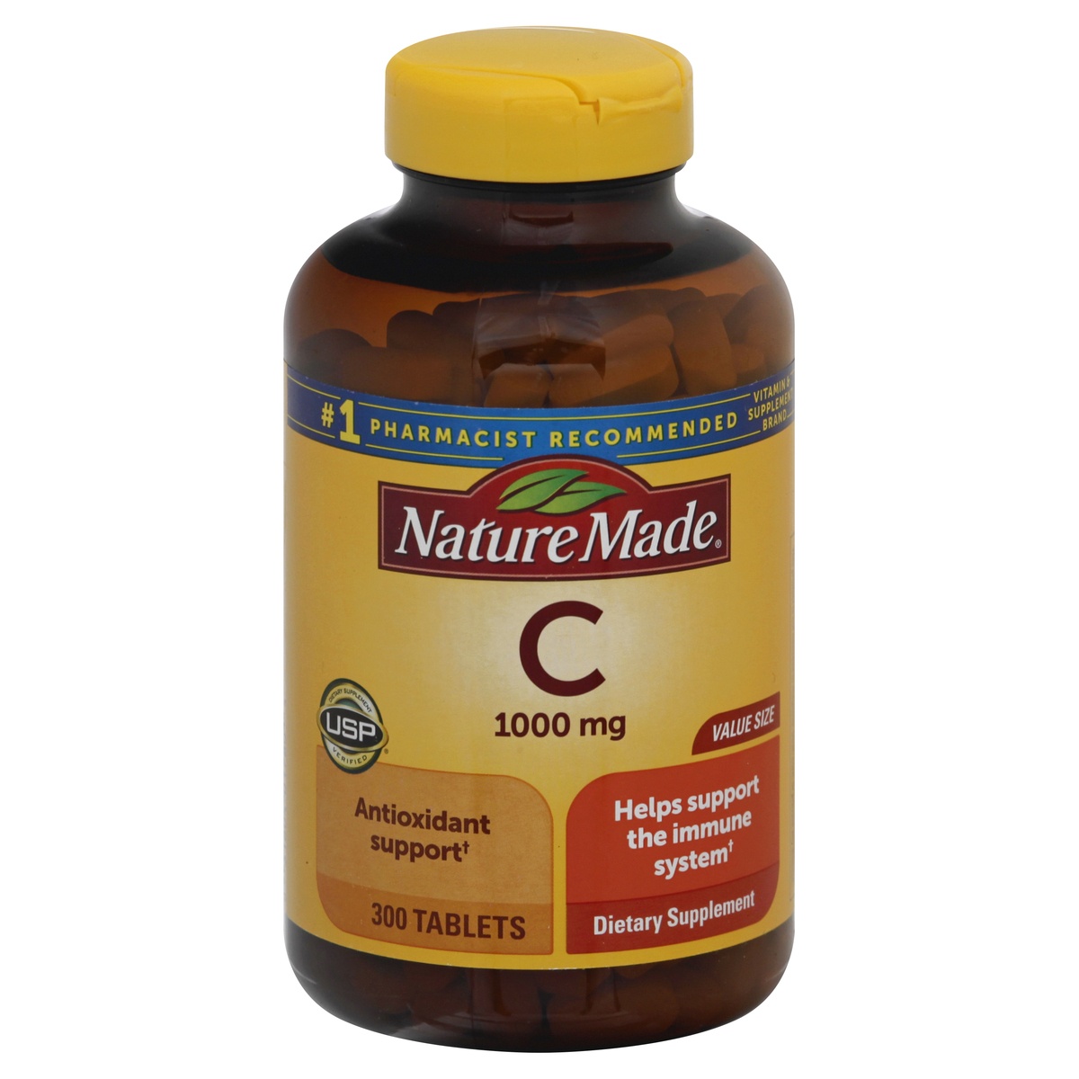 slide 1 of 4, Nature Made 1000 mg Value Size Tablets Vitamin C 300 ea, 300 ct
