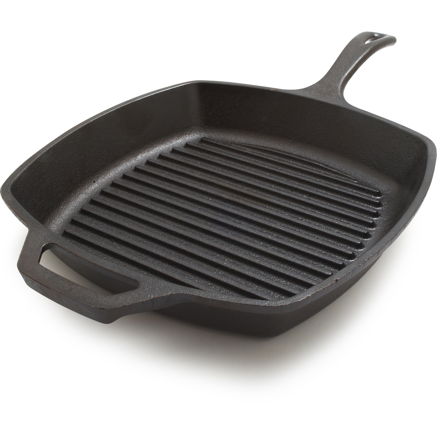 slide 1 of 1, Lodge Square Grill Skillet, Black, 10.5 in