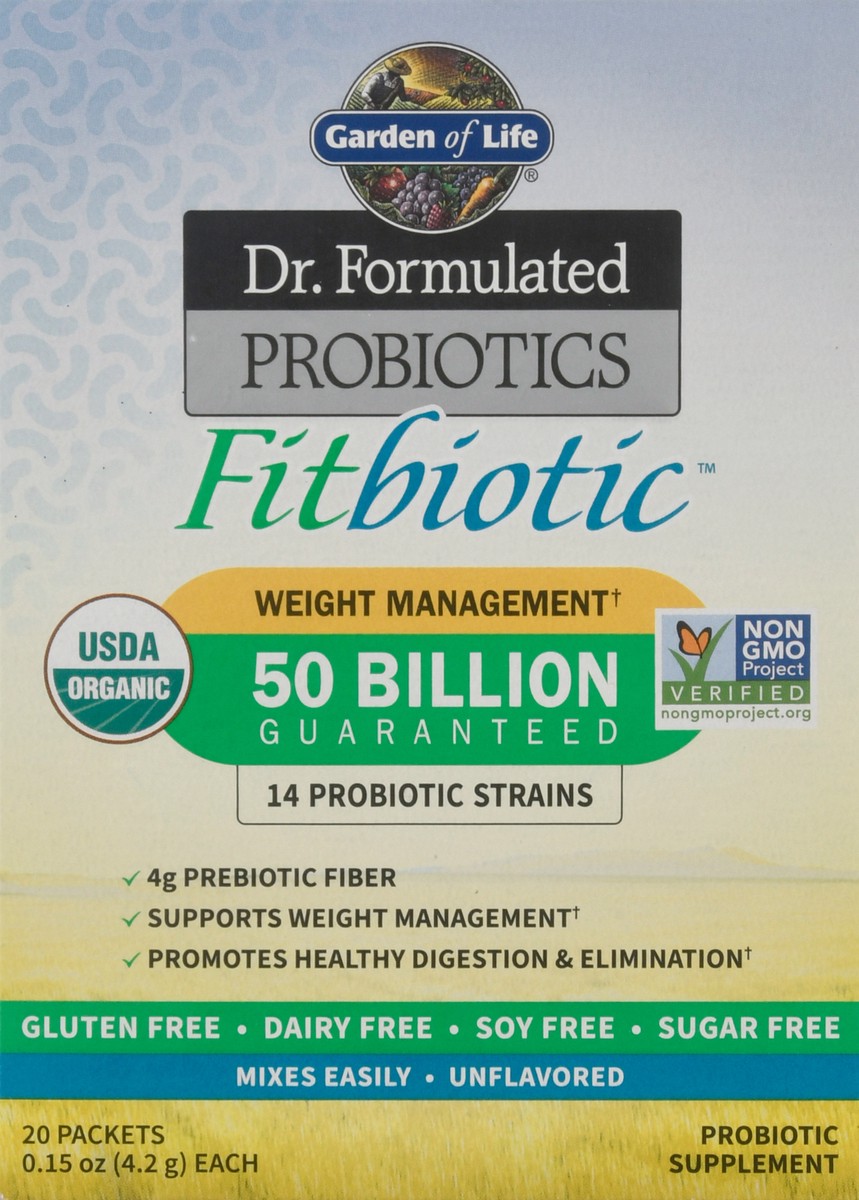 slide 1 of 9, Garden Of Life Fitbiotic, 20 ct