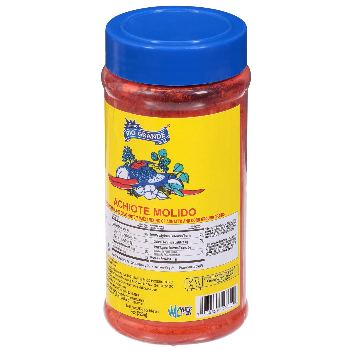 slide 7 of 9, Rio Grande Achiote Molido 1 8 oz, 8 oz