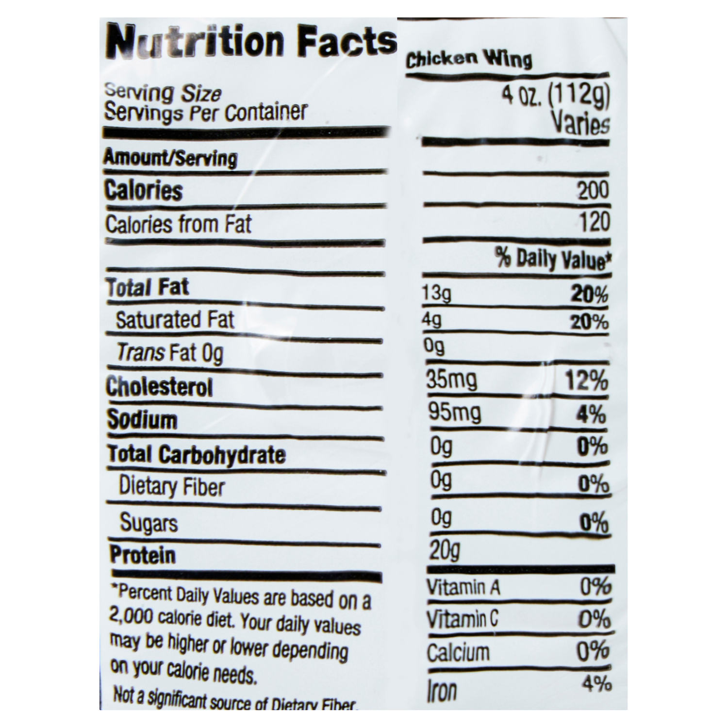 slide 2 of 2, Katie's Best Chicken Wings, per lb