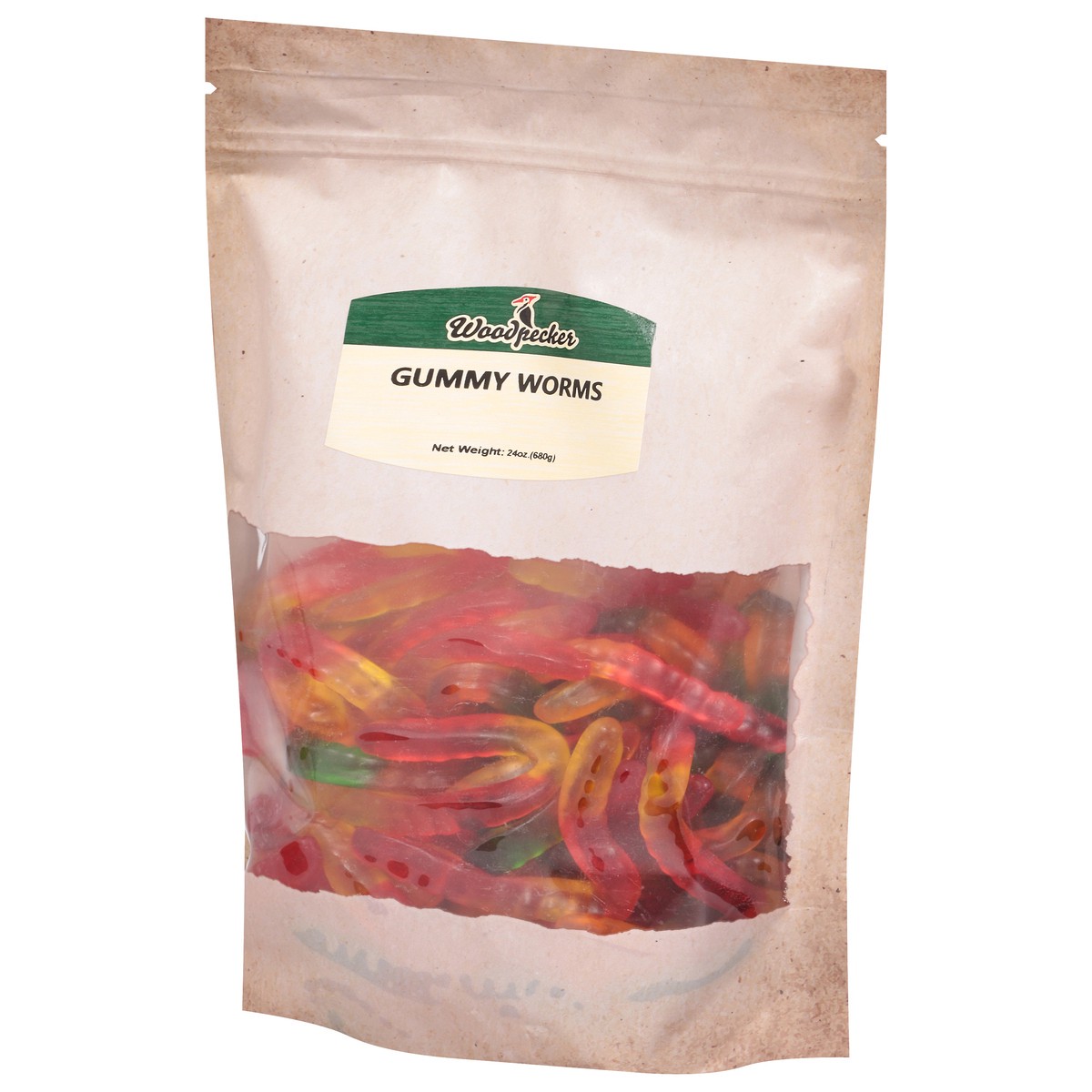 slide 3 of 4, Woodpecker Gummy Worms 24 Oz - 24 OZ, 24 oz