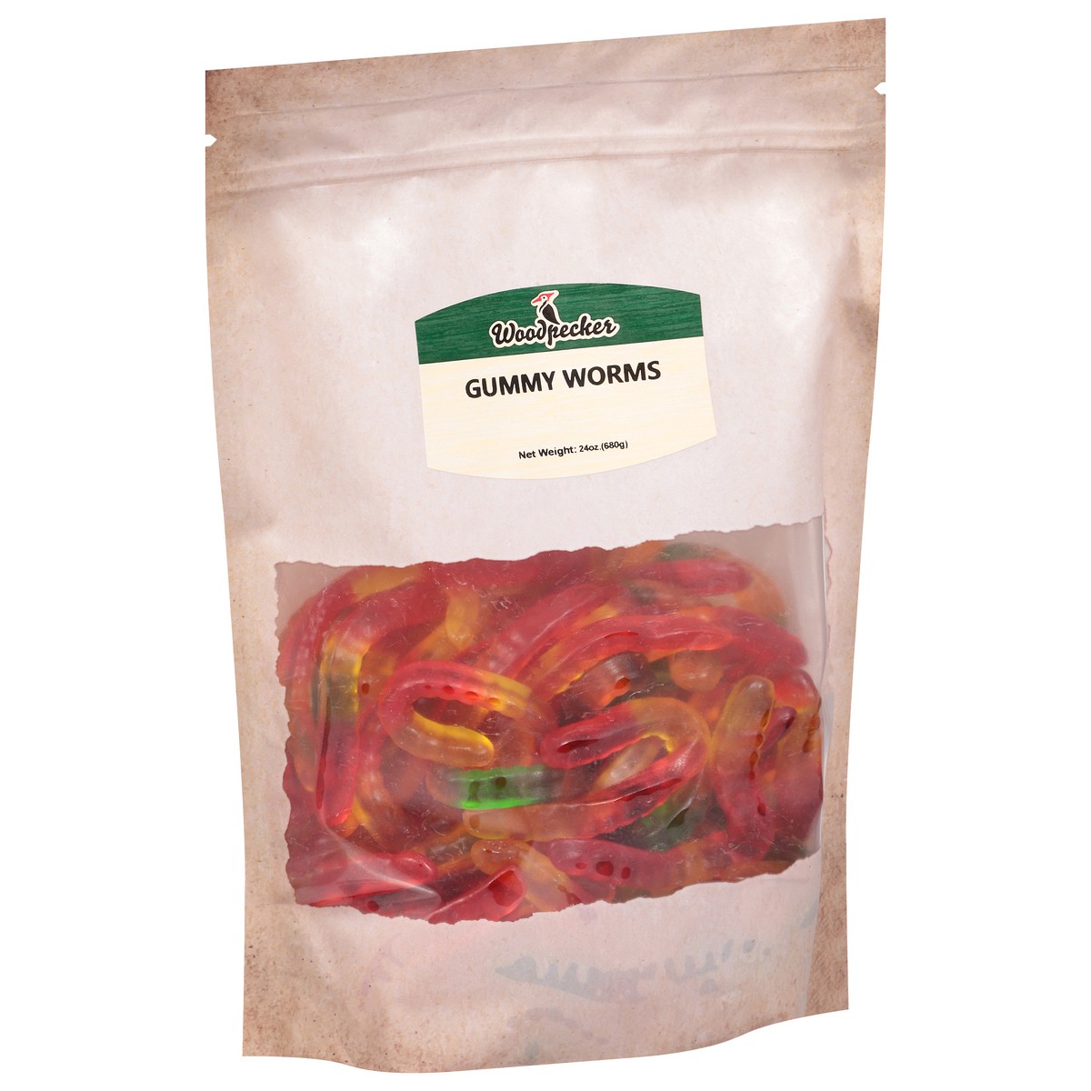 slide 2 of 4, Woodpecker Gummy Worms 24 Oz - 24 OZ, 24 oz