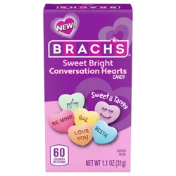 Brach's Valentine Sweet Bright Conversation Hearts 1.1 oz