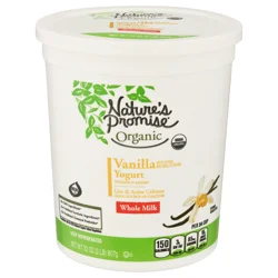 Nature's Promise Organic Whole Milk Vanilla Yogurt