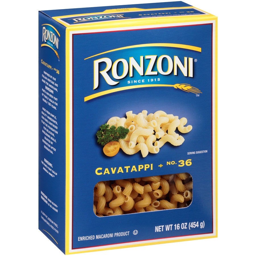slide 6 of 8, Ronzoni Cavatappi, 16 oz