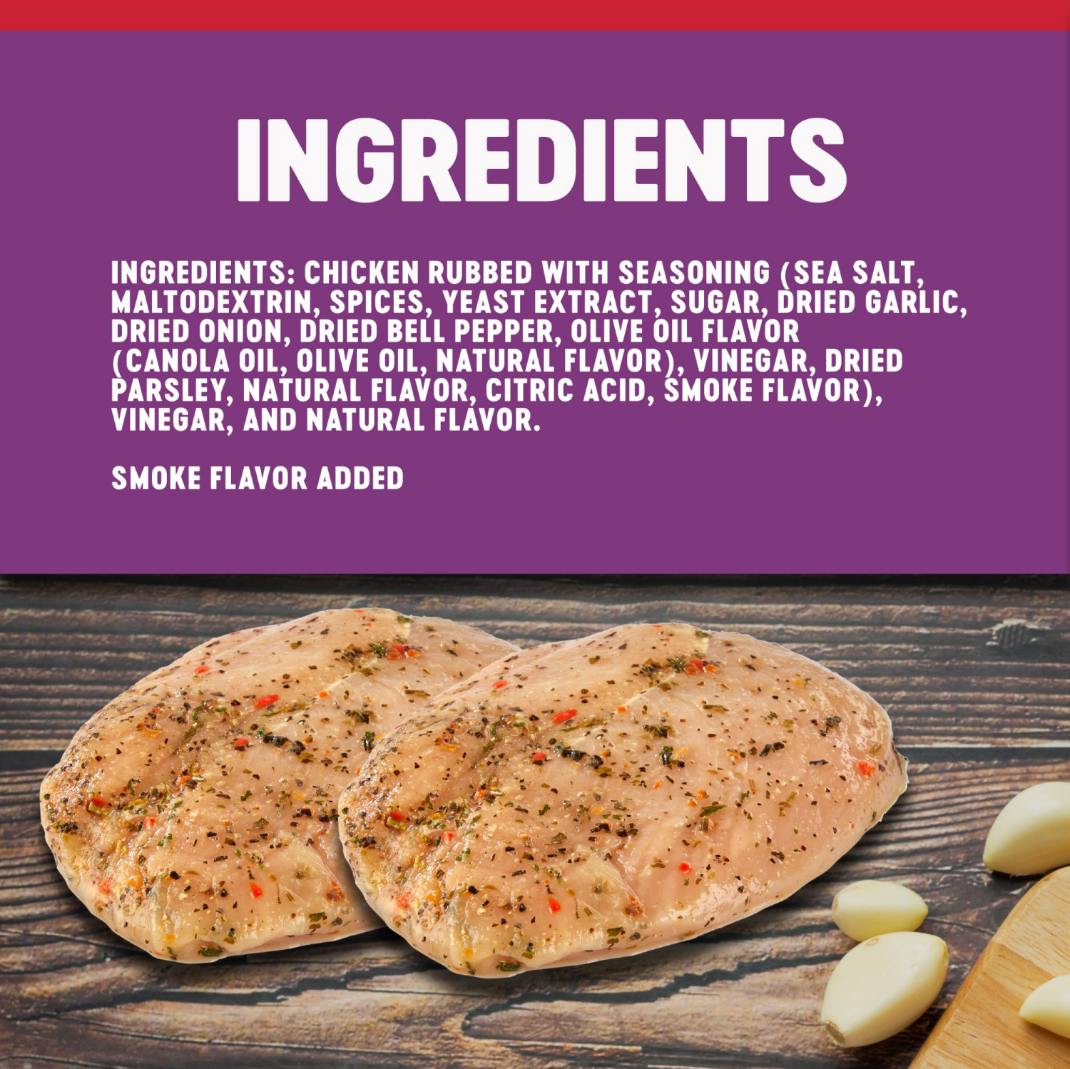 slide 6 of 7, Tyson Garlic and Herb Chicken Breast Filet - 12oz, 2 ct