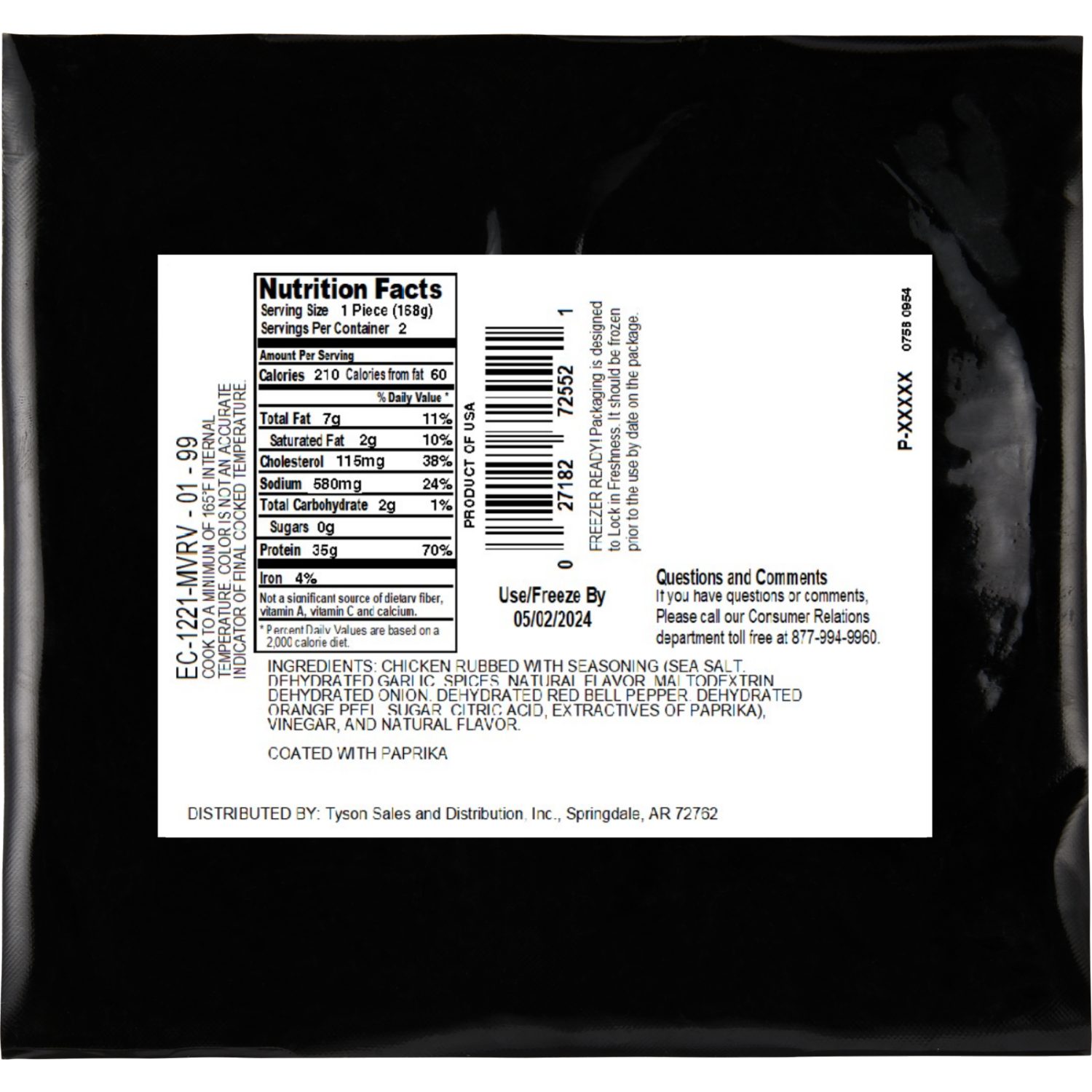 slide 7 of 8, Tyson Chicken Breast Filets, Seasoned Steakhouse, 12 oz