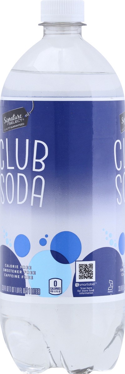 slide 7 of 7, Signature Select Club Soda 33.8 fl oz, 33.8 fl oz