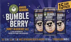 Fat Heads Brewery Bumble Berry Honey Blueberry Ale Beer, 15 ea
