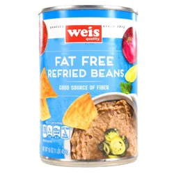 Weis Quality Fat Free Refried Beans