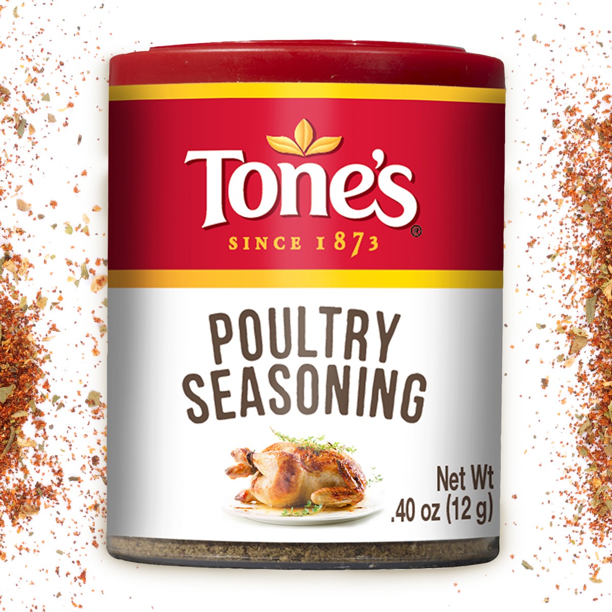 slide 1 of 2, Tone's Poultry Seasoning, 0.4 oz