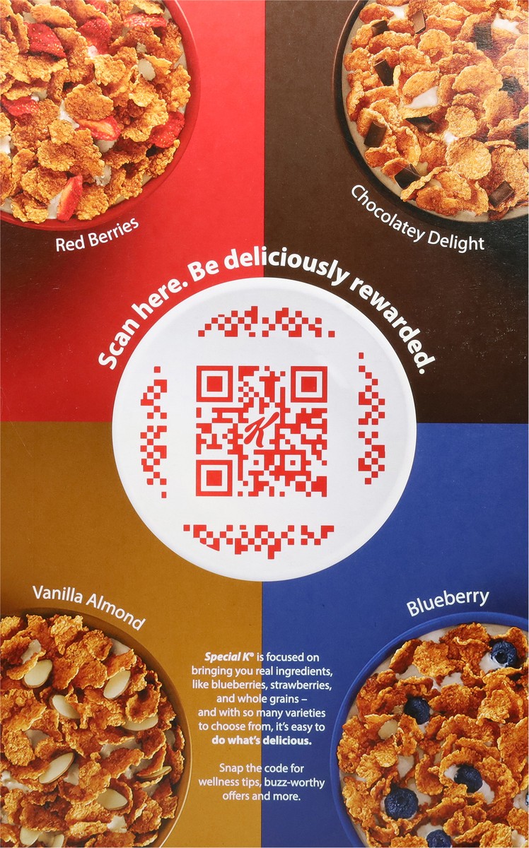 slide 7 of 12, Special K Kellogg's Special K Breakfast Cereal, Family Breakfast, Fiber Cereal, Large Size, Red Berries, 14.7oz Box (1 Box), 14.7 oz