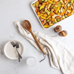 Hy-Vee Seasons Acacia Wood Slotted Spoon