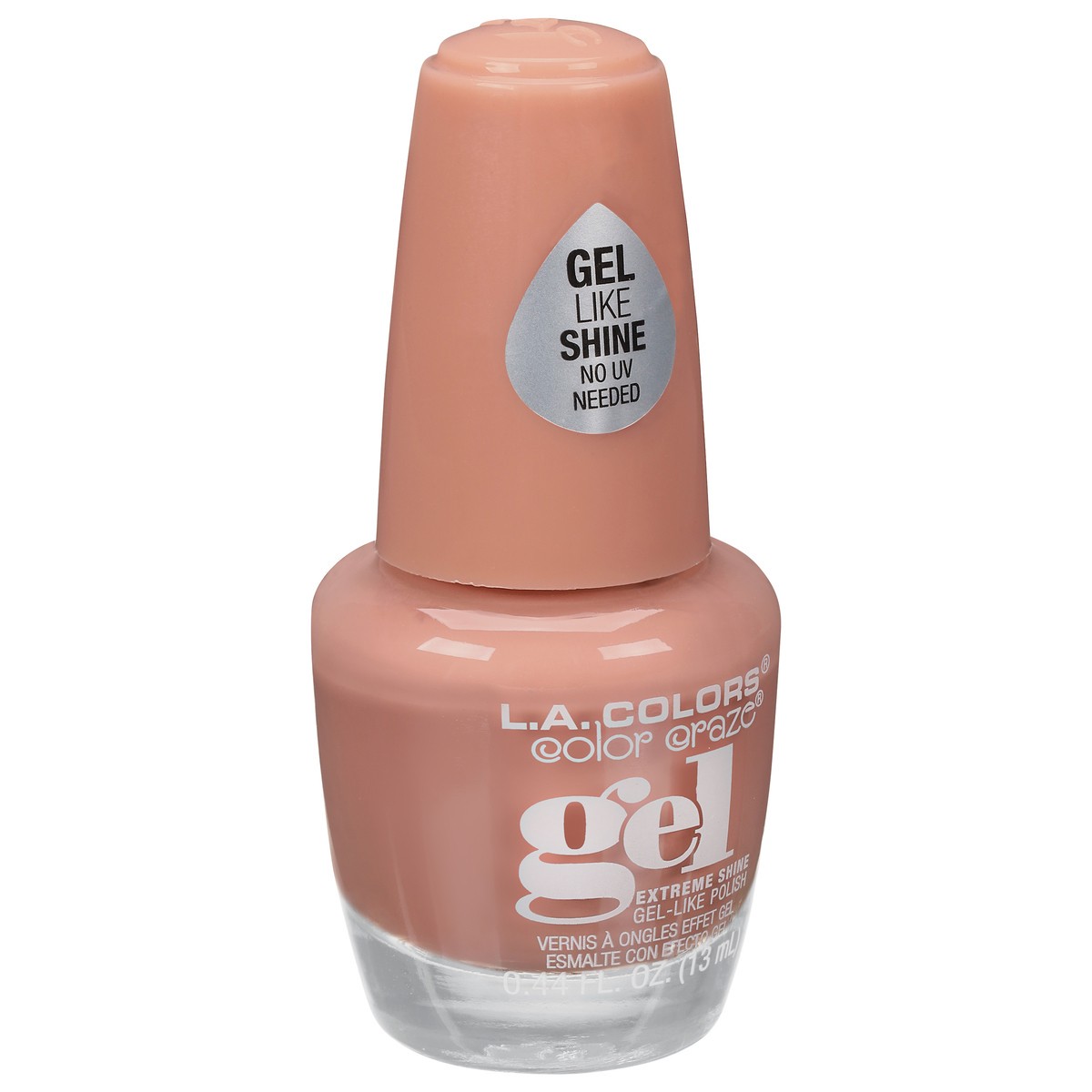 slide 3 of 10, L.A. Colors Color Craze CNL387 Undressed Gel Extreme Shine Nail Polish 0.44 fl oz, 0.44 fl oz