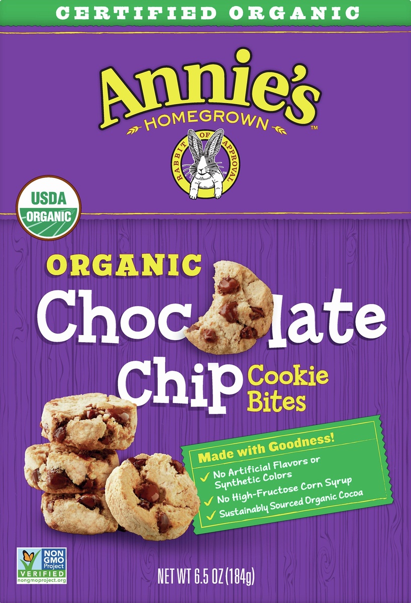 Annie's Organic Chocolate Chip Cookie Bites 6.5 oz | Shipt