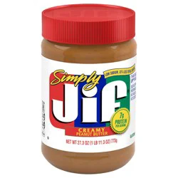 Jif Simply Creamy Peanut Butter 27.3 oz