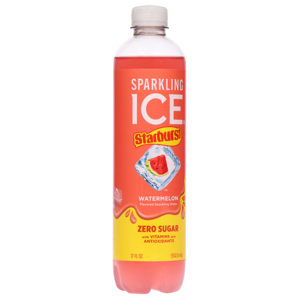 slide 1 of 1, Sparkling Ice Starburst Wtrmln, 17 oz