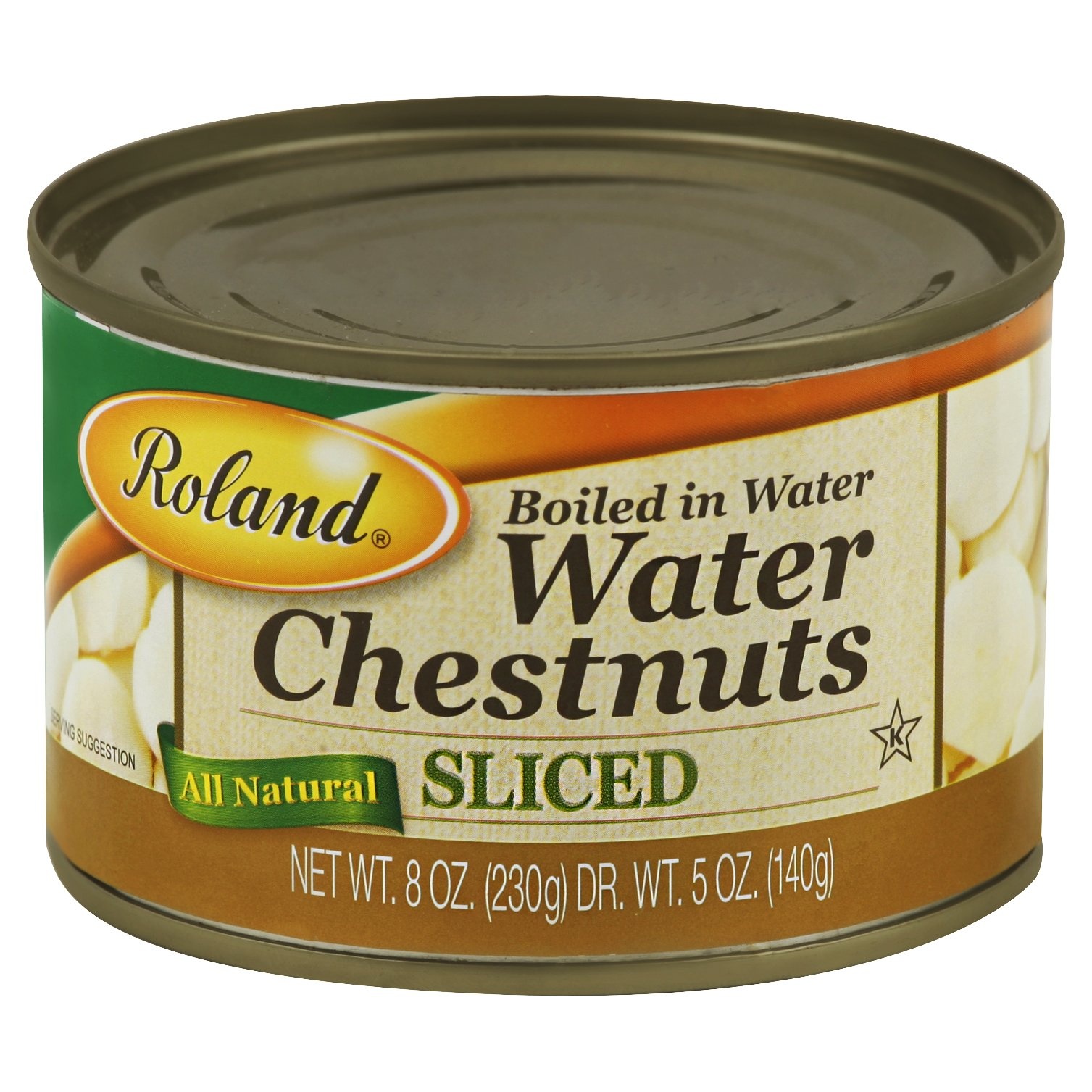 slide 1 of 1, Roland Sliced Water Chestnuts, 8 oz