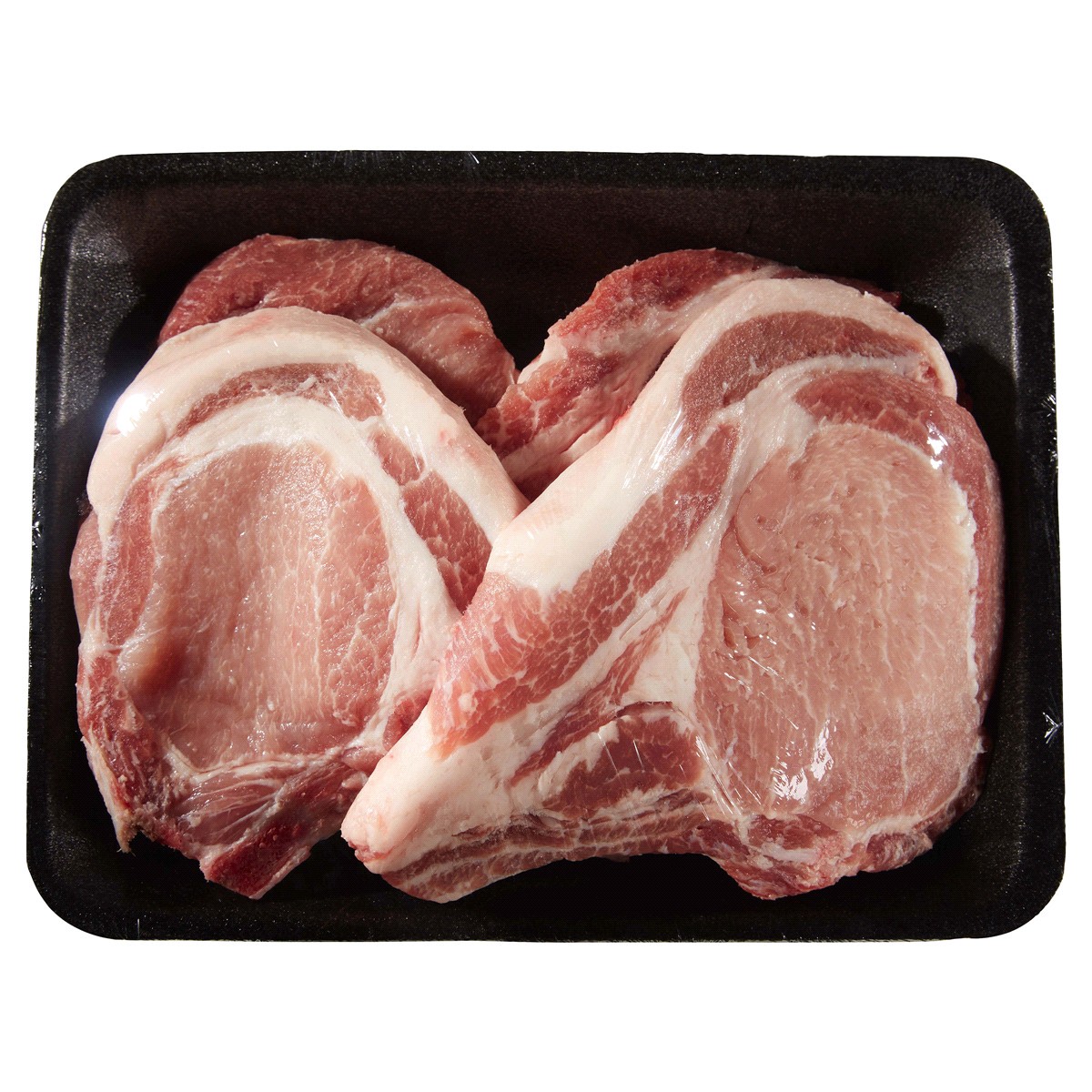 slide 1 of 1, Fresh from Meijer All Natural Bone-In Blade Cut Pork Chops, per lb