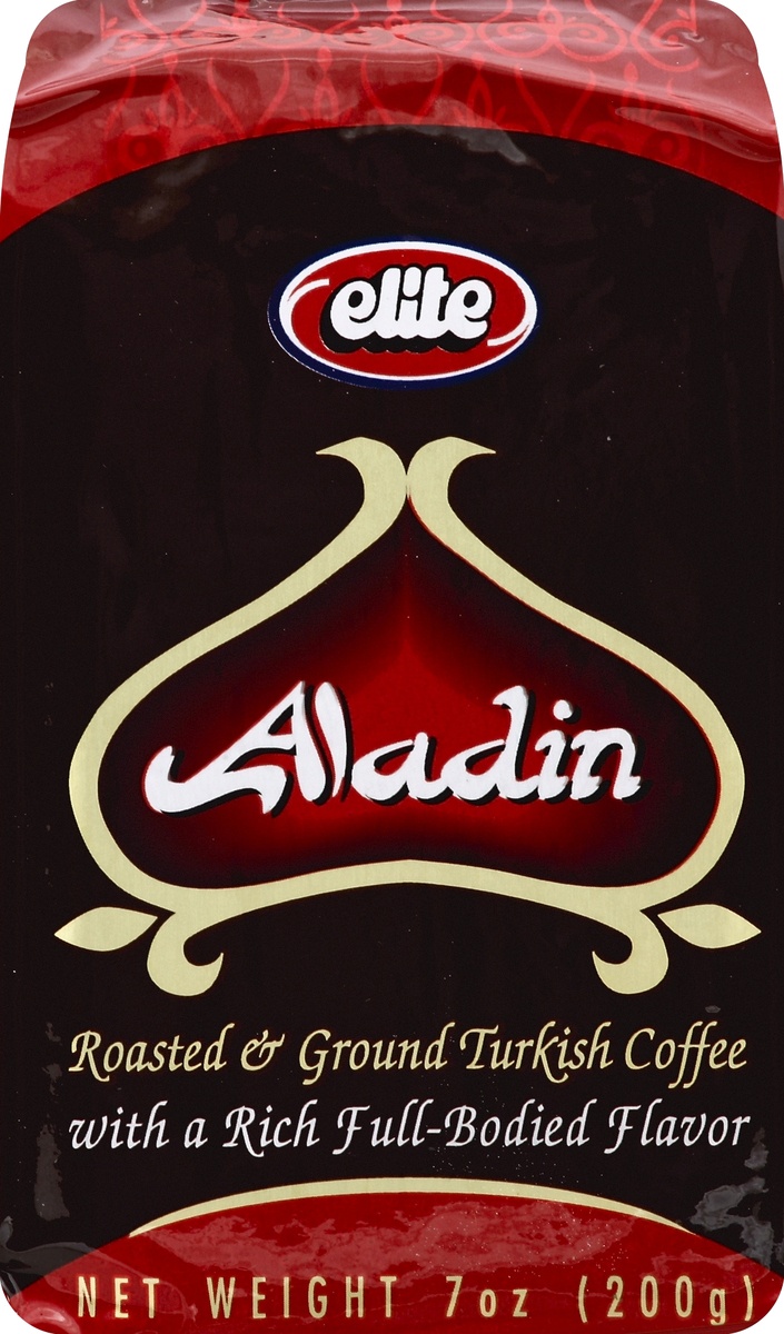 slide 3 of 5, Elite Aladin Roasted Ground Turkish Coffee, 1 ct