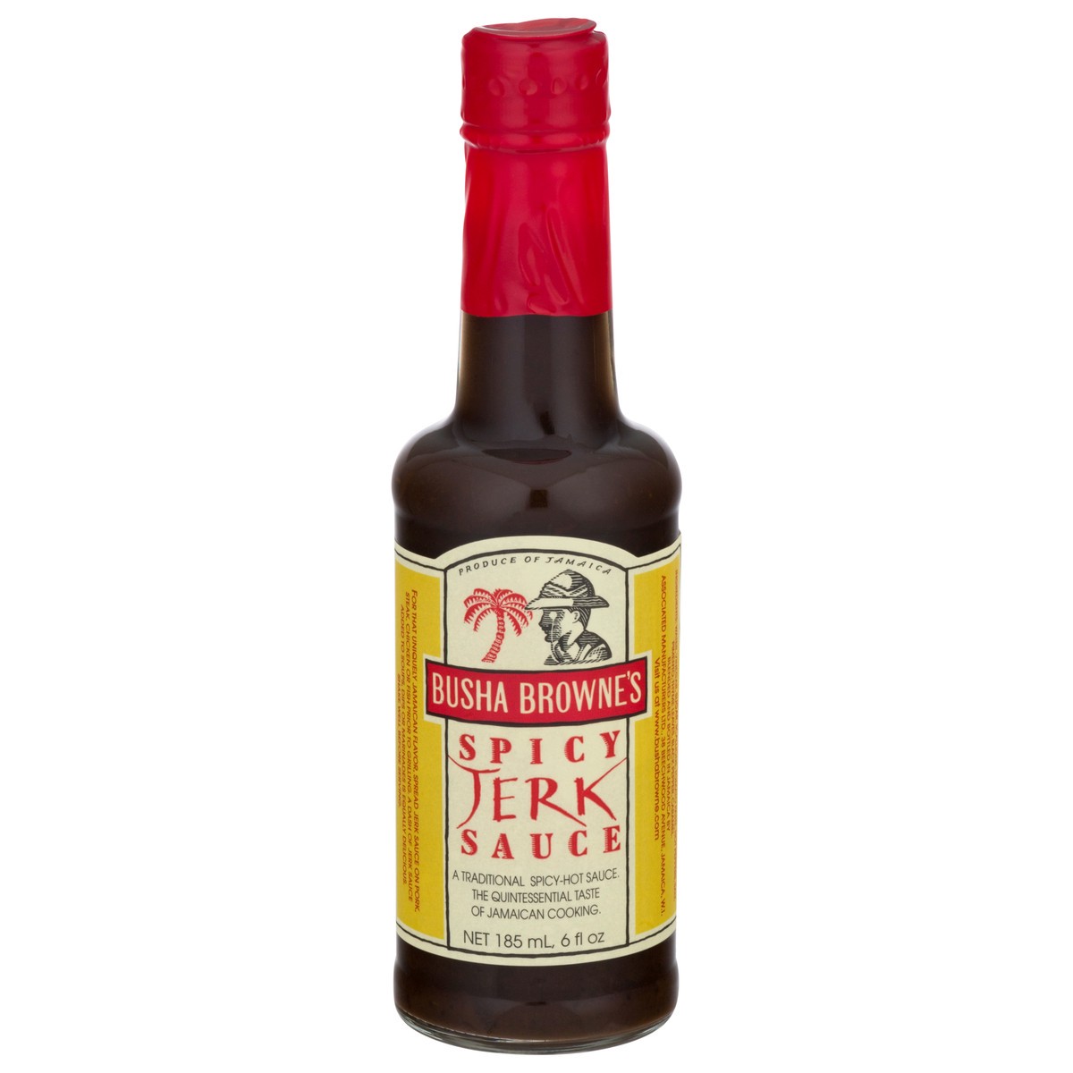 slide 1 of 12, Busha Browne's Spicy Jerk Sauce 185 ml, 185 ml