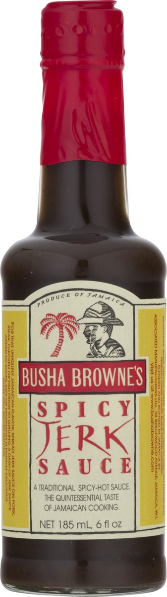 slide 3 of 12, Busha Browne's Spicy Jerk Sauce 185 ml, 185 ml