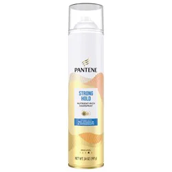 Pantene Strong Hold Hairspray, Level 4, Nutrient-Rich Formula with Pro-Vitamin B5, 14 oz