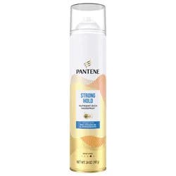 Pantene Strong Hold Hairspray, Level 4, Nutrient-Rich Formula with Pro-Vitamin B5, 14 oz