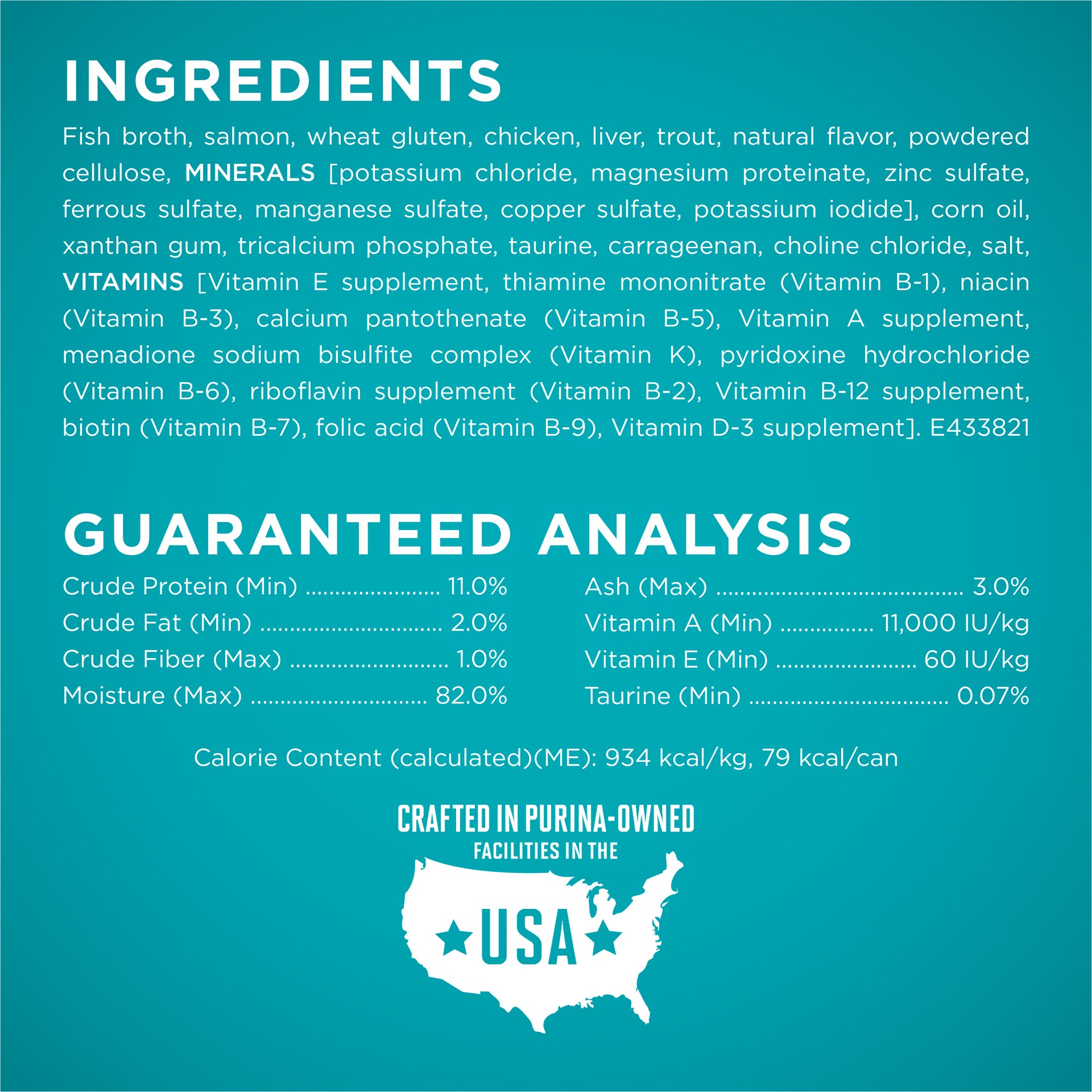 slide 4 of 8, ONE Purina ONE Natural, High Protein Cat Food, True Instinct Salmon and Trout Recipe in Sauce, 3 oz