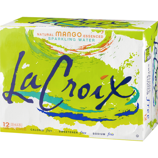 slide 3 of 9, La Croix Mango Sparkling Water (Bulk), 12 ct; 12 fl oz