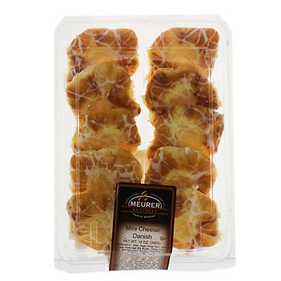 slide 1 of 1, Meuner Brothers Meurer Brothers Mini Cheese Danishes, 10 ct