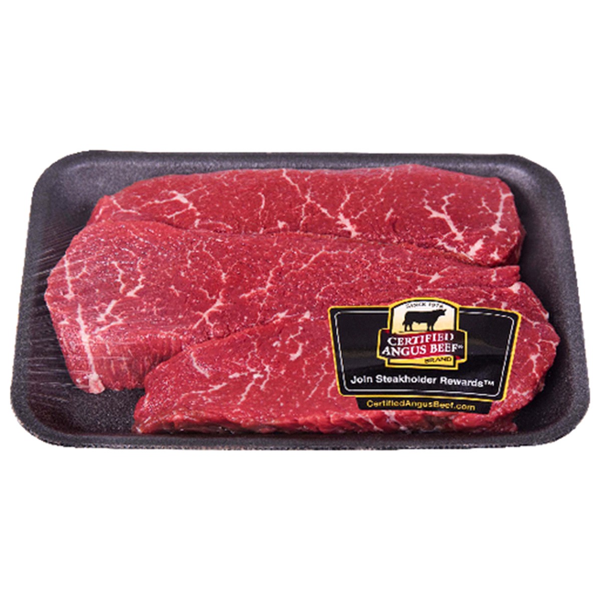 slide 1 of 1, FRESH FROM MEIJER Certified Angus Beef Top Sirloin Strip Steak, per lb